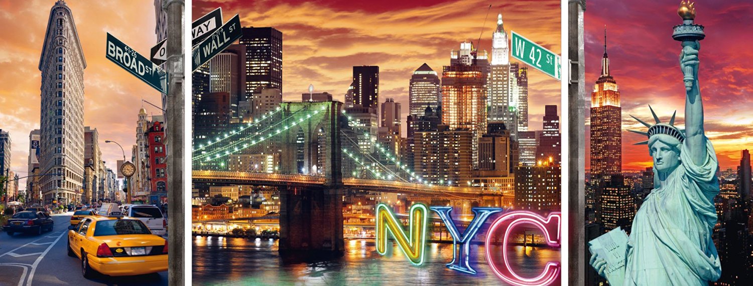 Ett fint panoramapussel från New York
