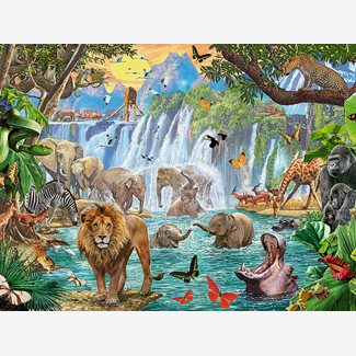 1500 bitar - Waterfall safari