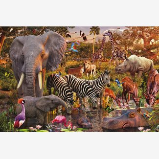 3000 bitar - Afrikas djur
