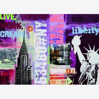 1000 bitar - New York collage