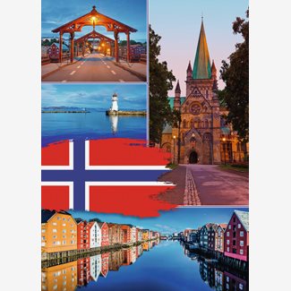 1000 bitar - Trondheim collage