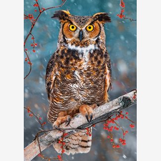 500 bitar - Great Horned Owl