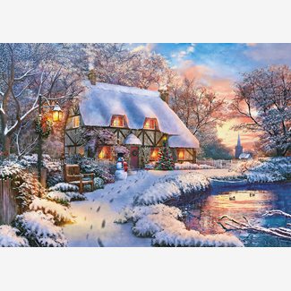 500 bitar - Winter Cottage