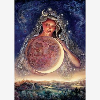 1000 bitar - Josephine Wall, Moon Goddess