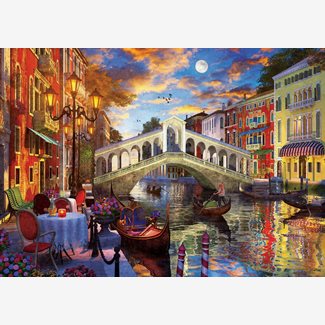 1500 bitar - Dominic Davison, Rialto bridge, Venice