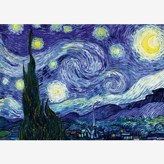 1000 bitar - Vincent Van Gogh,  The Starry Night