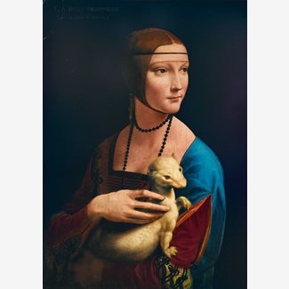 1000 bitar - Leonardo Da Vinci, Lady with an Ermine