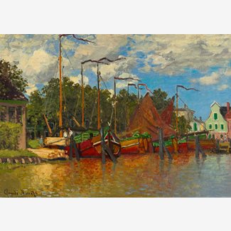 1000 bitar - Claude Monet, Boats at Zaandam