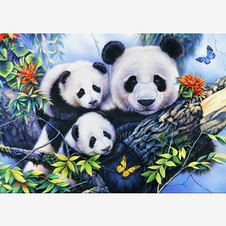 1000 bitar - Jenny Newland, Panda Family