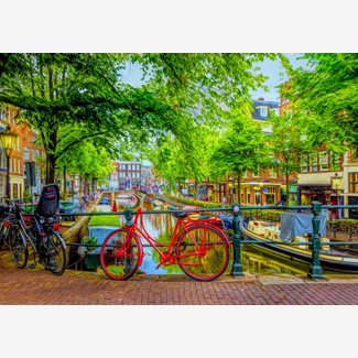 1000 bitar - The Red Bike in Amsterdam