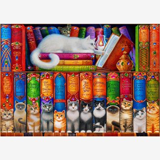 1000 bitar - Cat Bookshelf