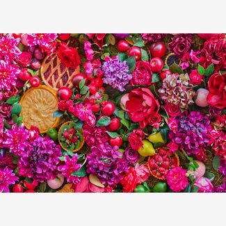 1500 bitar - Flowers & Fruits