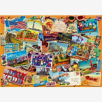 1000 bitar - Postcard (USA)