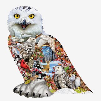 650 bitar - XXL Snowy owl