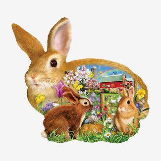 1000 bitar - Lori Schory, Springtime bunnies