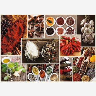 1000 bitar - Collage spices