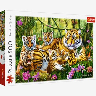 500 bitar - The tiger family