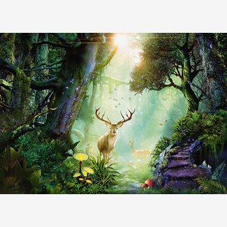 1000 bitar - Georgina Fellenberg, Deer in the forest