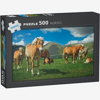 500 bitar - Hästar