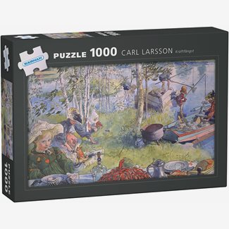 1000 bitar - Carl Larsson, Kräftfångst