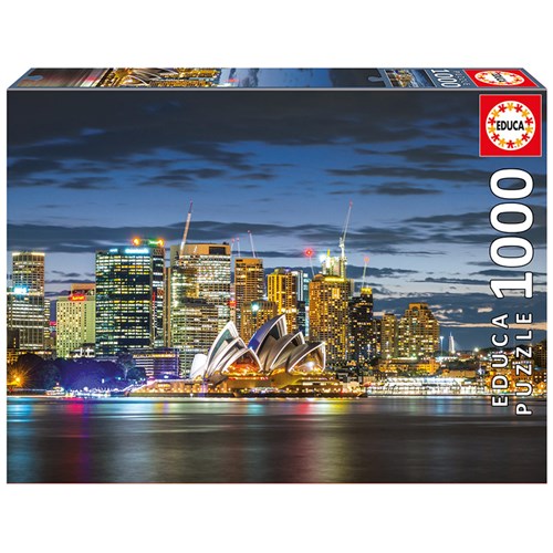 1000 bitar - Sydney city twilight