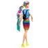 Barbie Leopard och regnbågsflätat hår