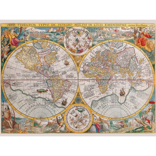 1500 bitar - Historisk världskarta