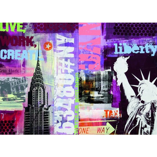 1000 bitar - New York collage