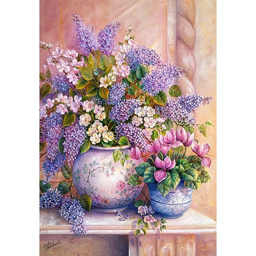 1500 bitar - Lilac Flowers