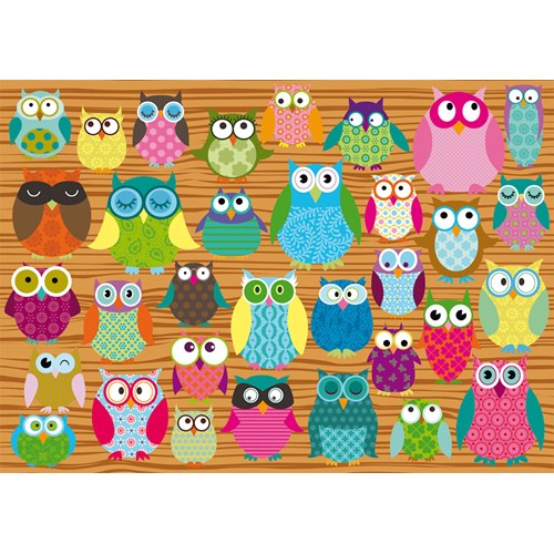 500 bitar - Owls