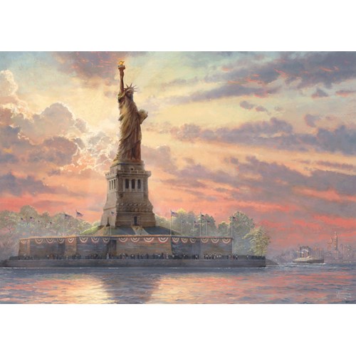 1000 bitar - Thomas Kinkade, Lady Liberty