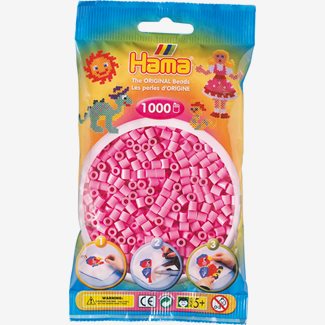 Pärlor Hama midi nr 48, 1000 st, rosa pastel