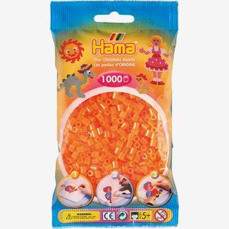 Pärlor Hama midi nr 38, 1000 st, orange