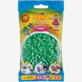 Pärlor Hama midi nr 11, 1000 st, ljusgrön