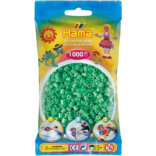 Pärlor Hama midi nr 11, 1000 st, ljusgrön