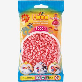 Pärlor Hama midi nr 06, 1000 st, rosa
