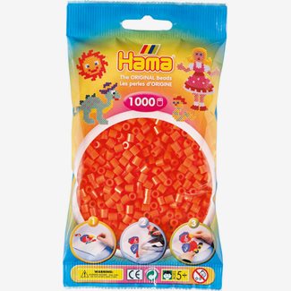 Pärlor Hama midi nr 04, 1000 st, orange
