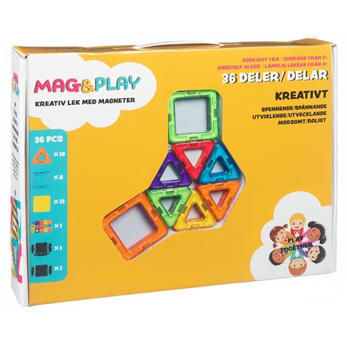Mag & Play Magneter 36 st