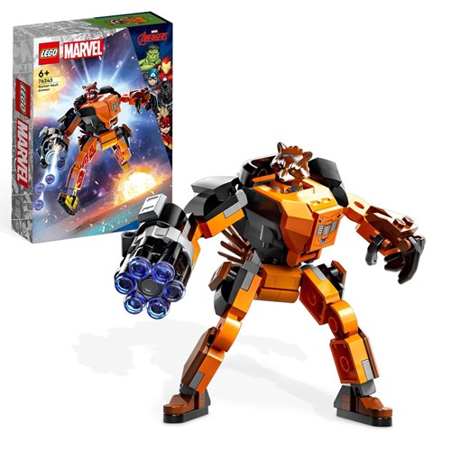 Lego Super-Heroes, Rocket i robotutrustning