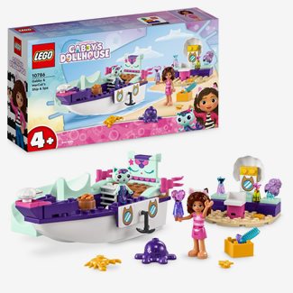 Lego Gabbys Dollhouse, Gabbys och Sjökattens skepp och spa