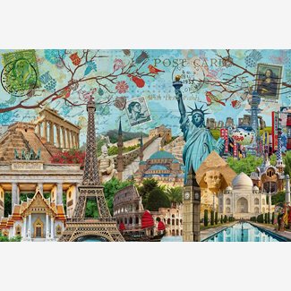 5000 bitar - Big city collage