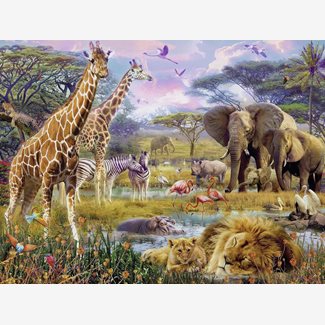 1500 bitar - Afrikas djur
