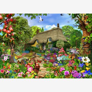 1500 bitar - Gertald Newton, English cottage garden