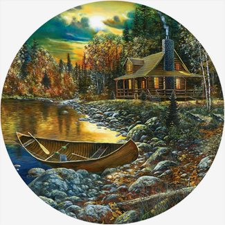 500 bitar - Jim Hansel, Fall cabin