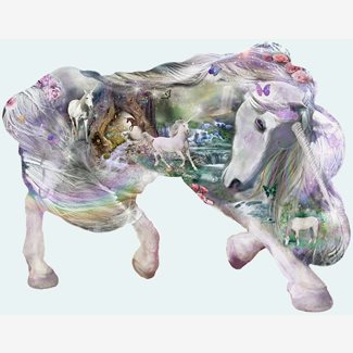1000 bitar - Alixandra Mullins, Fantasy unicorn